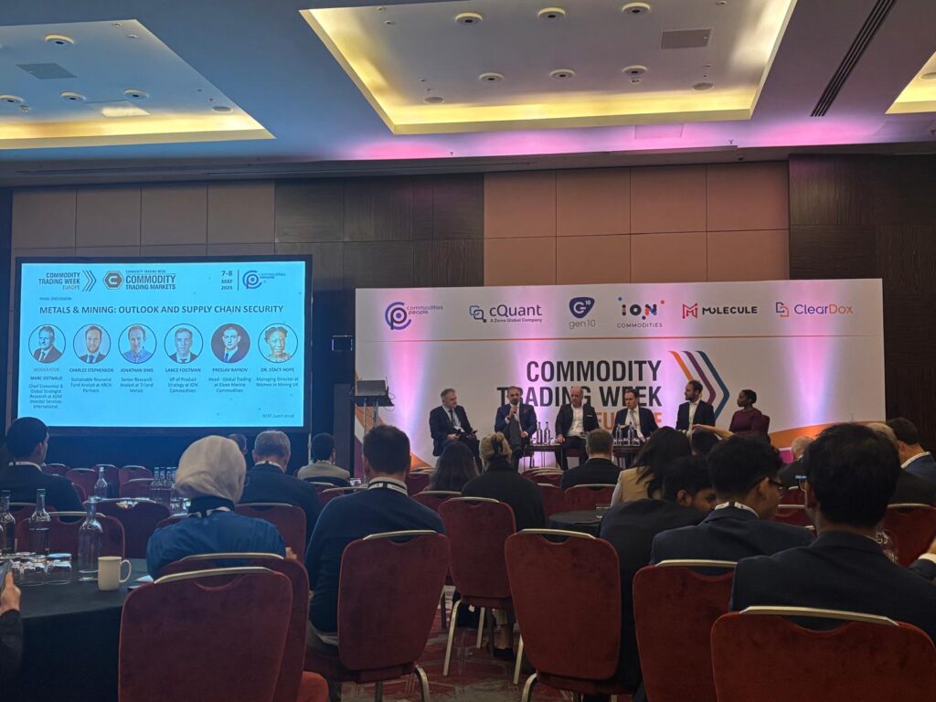 One of the talks from Commodity Trading Week.