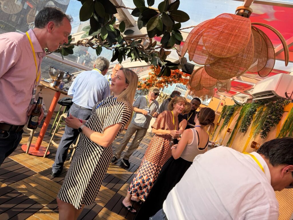 Eaglecliff staff and contractors mingling candidly at the Summer Event.